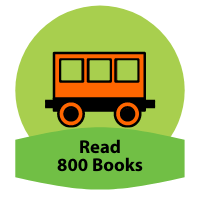 1000 Books 800 Books Badge