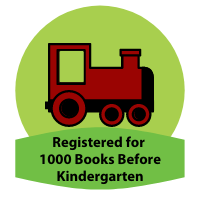 1000 Books Registration Badge